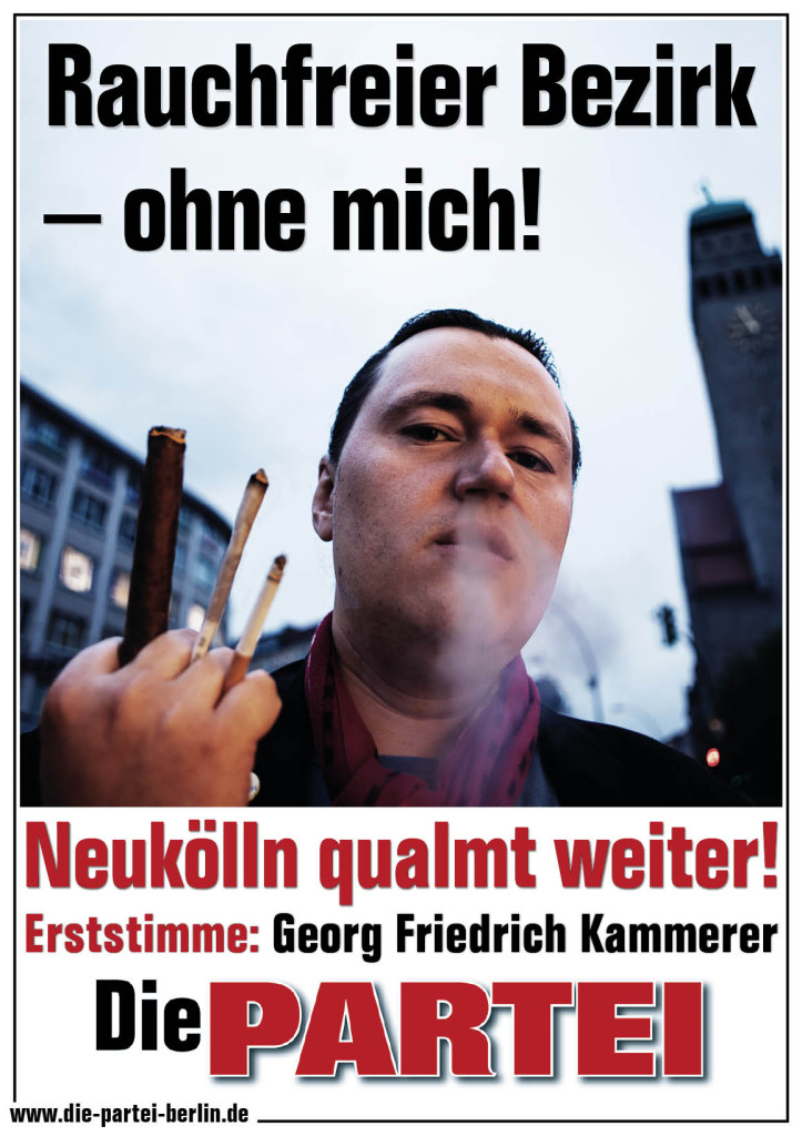 Plakate Die PARTEI Berlin